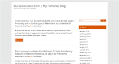 Desktop Screenshot of bursaklasikoto.com